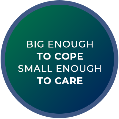 Big Enough to Cope, Small Enough to Care
